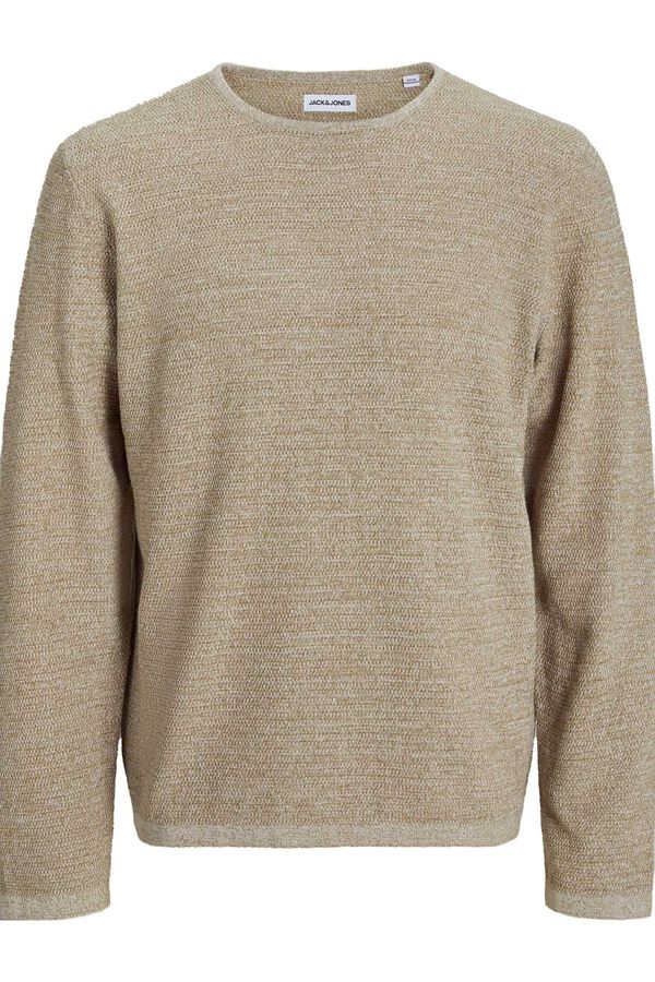 Jack & Jones Jersey-knit long sleeve loose jumper grey