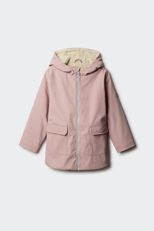 Springfield Kids Jaqueta emborrachada para menina rosa