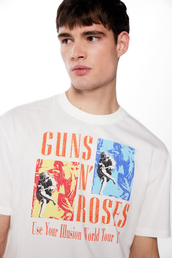 Springfield T-shirt Guns N' Roses écru