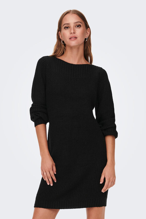 Springfield Short jersey-knit dress black
