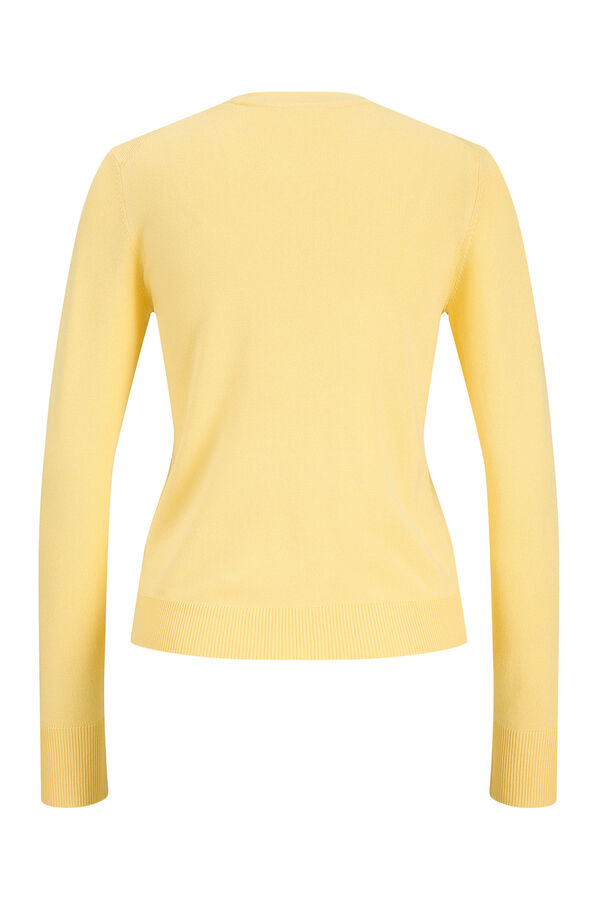 Jack & Jones Jersey punto slim fit amarillo