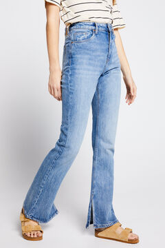 Springfield Jeans Campana Oxidados Lavado Sostenible azul medio