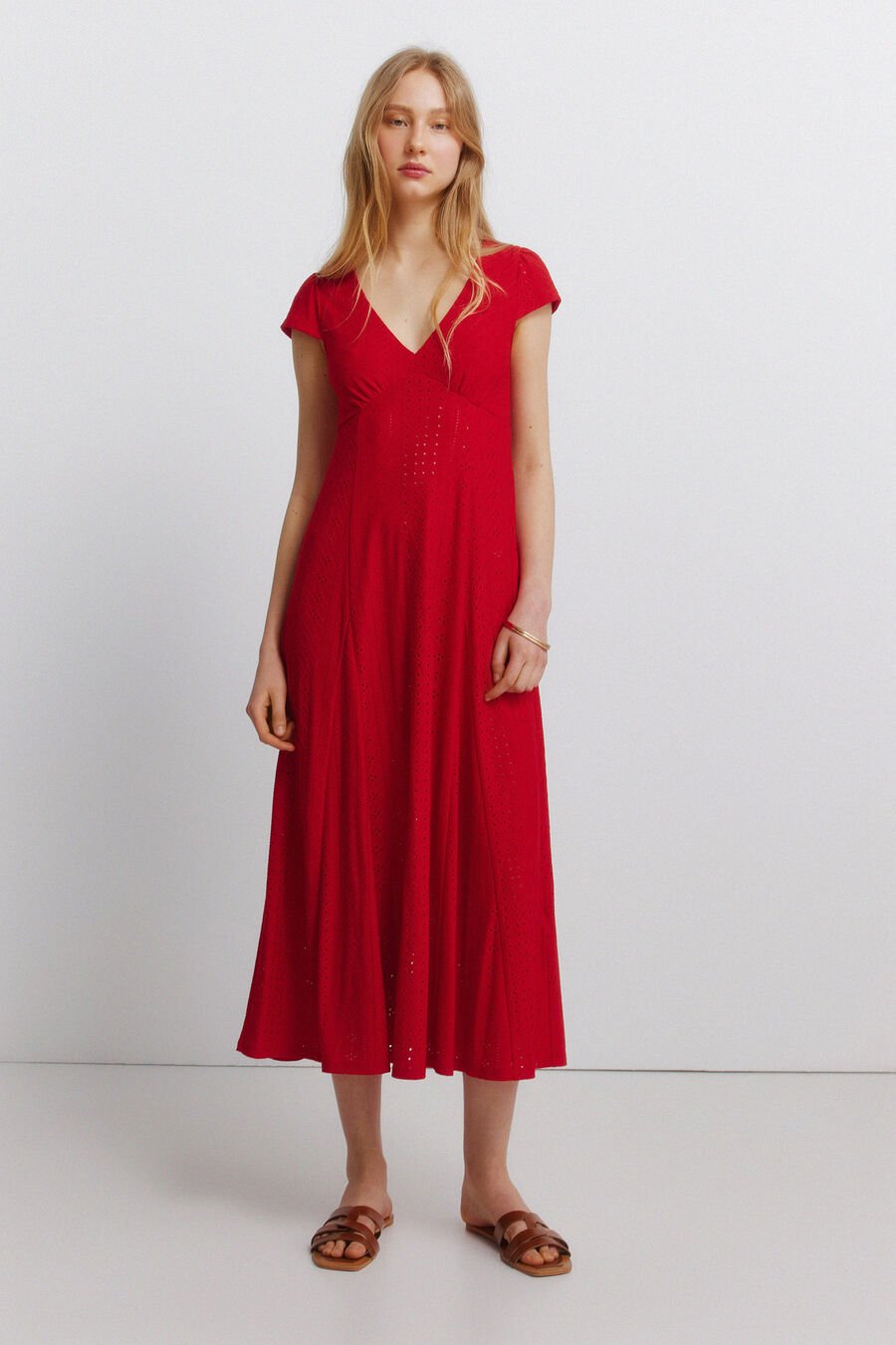 Vestido estampado lace