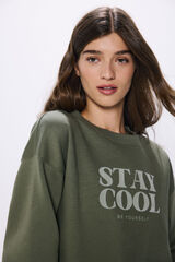 Springfield "Stay cool" sweatshirt khaki