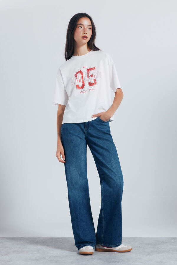 Springfield Camiseta gr&aacute;fica nude