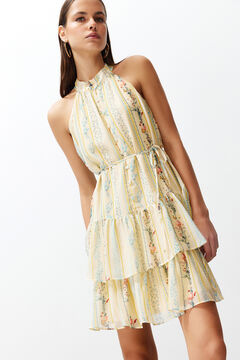 Trendyol Vestido estampado com la&ccedil;o