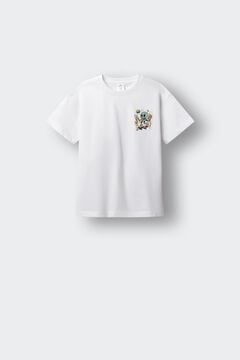 Springfield Kids T-shirt de manga curta com caveira skate para menino
