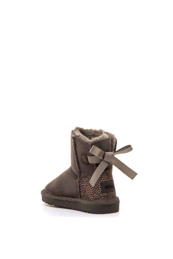 MTNG Faux fur ankle boots grey