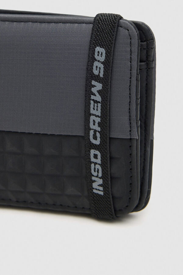 Inside Cartera Hombre Cierre Elastico negro