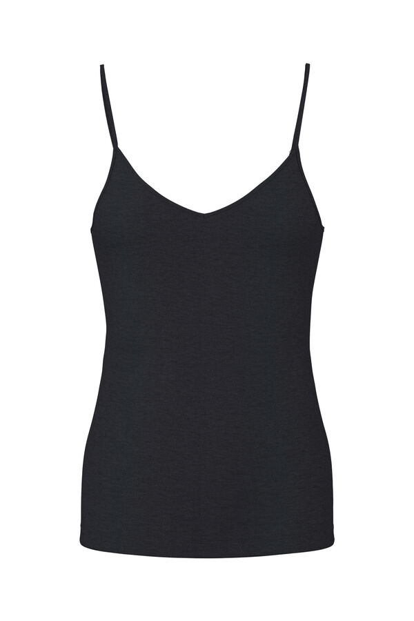 Pieces Basic Tr&auml;gershirt Schwarz
