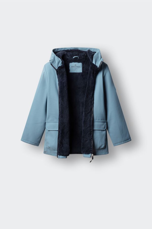 Springfield Kids Kids rubberised parka blue