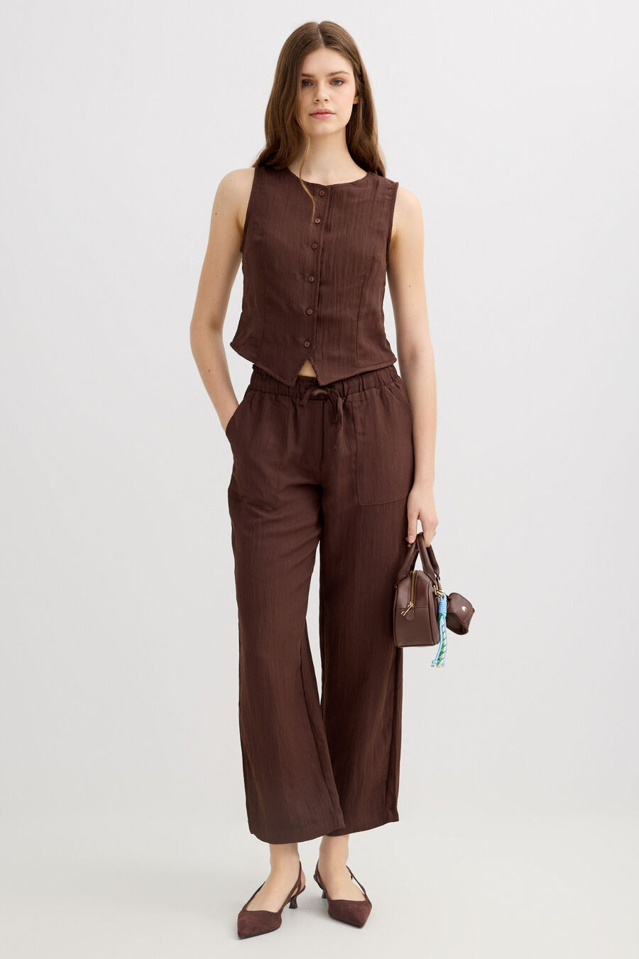 Pantalón jogger tiro alto