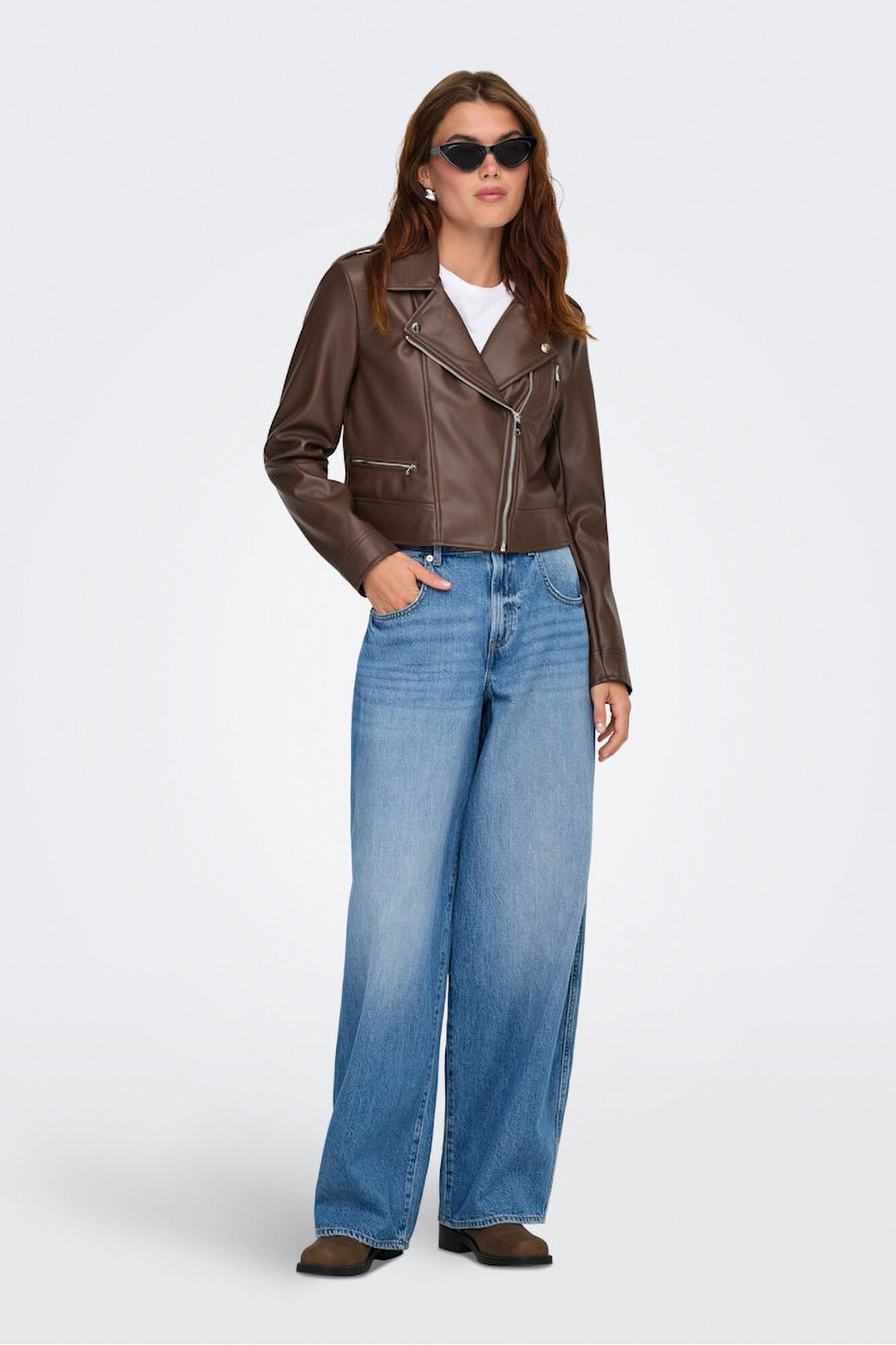 Only Chaqueta biker piel vegana