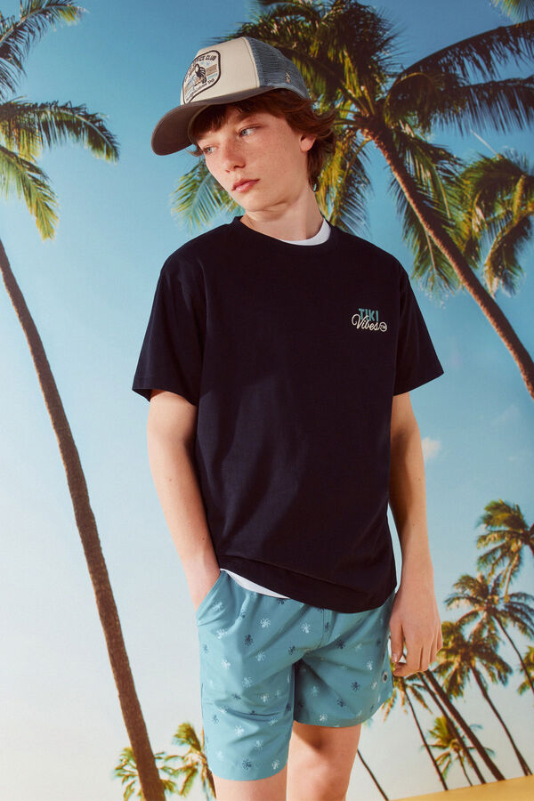 Springfield Kids Fato de banho infantil com polvo azul