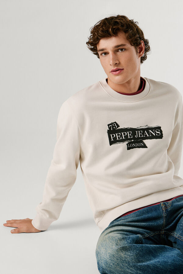 Pepe Jeans  Long-sleeved sweatshirt beige
