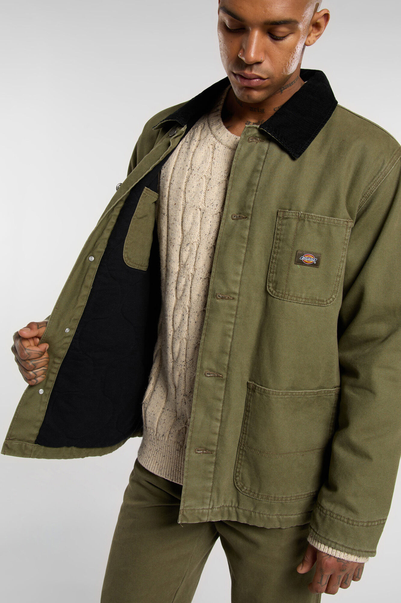 Dickies Casaco de lona com forro central                       