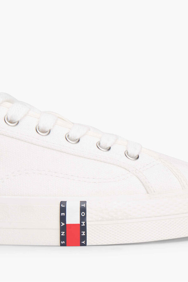 Tommy Jeans Zapatillas con bandera blanco