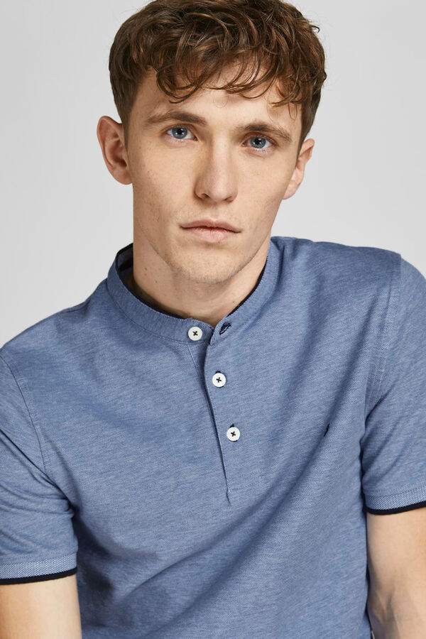 Jack & Jones Polo Mao Slim Fit azul
