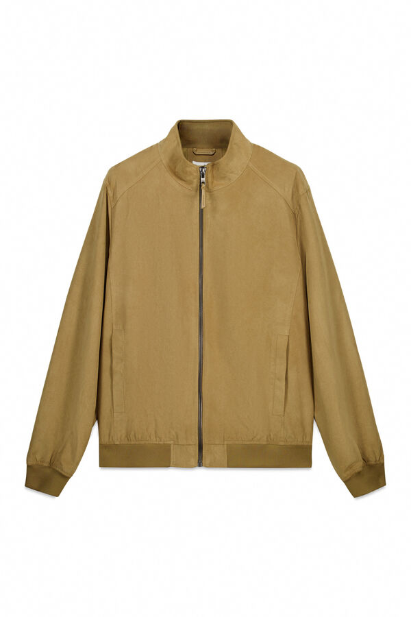 Springfield Cazadora efecto ante beige