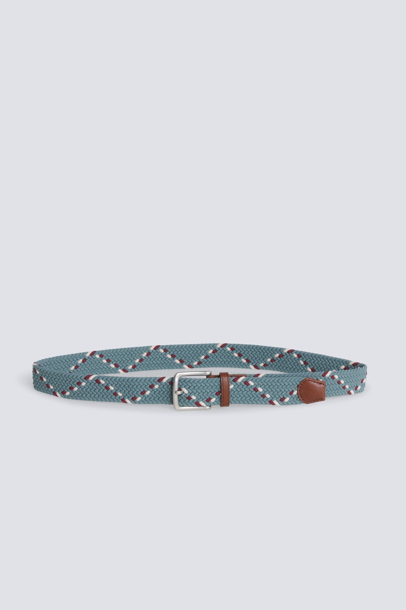 Springfield Braided belt with contrast zigzag