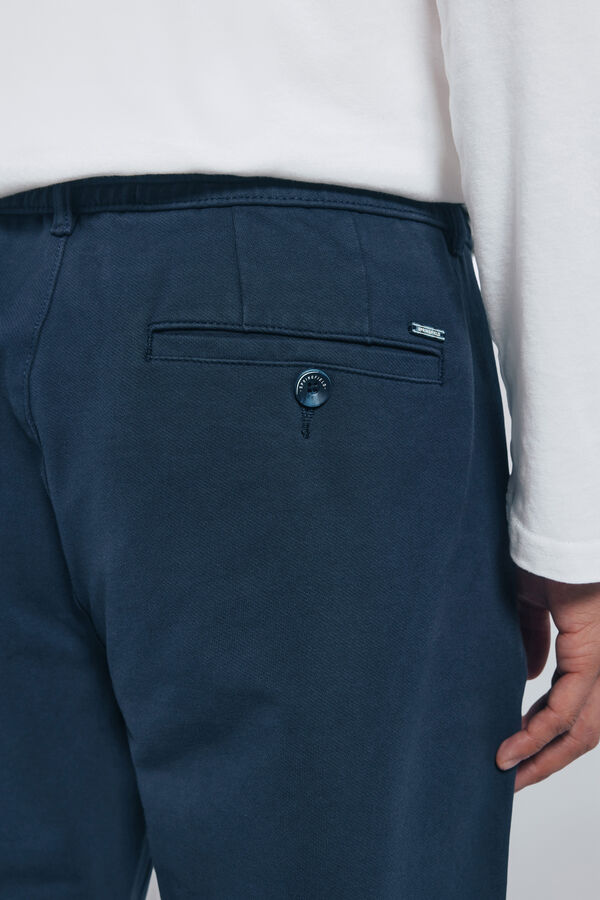 Springfield Slim fit comfort chinos blue