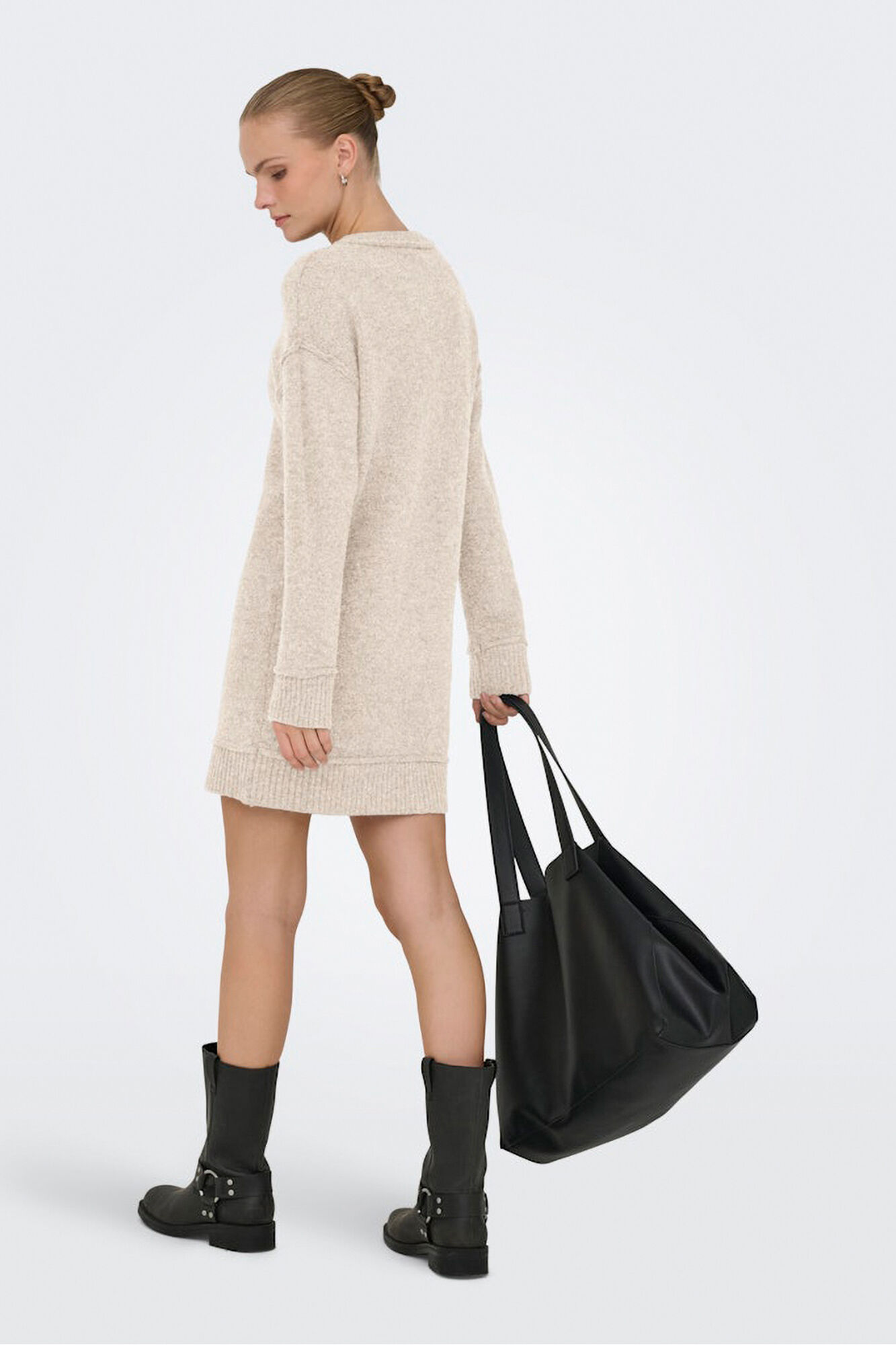 Only Vestido curto de malha 