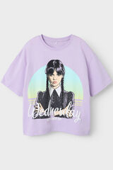 Name it Wednesday girl's T-shirt Ljubičasta