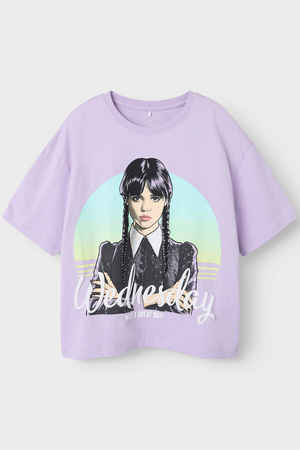 Name it Wednesday girl's T-shirt Ljubičasta