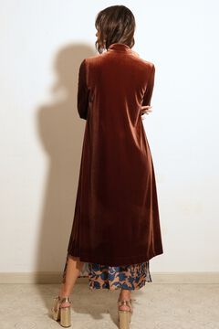 Cul Sac Velvet midi coat