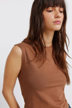 Springfield Pamučni osnovni top bez rukava