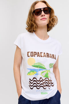 Jack & Jones T-shirt boxy com estampado