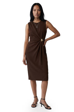 Koton Vestido midi entallado