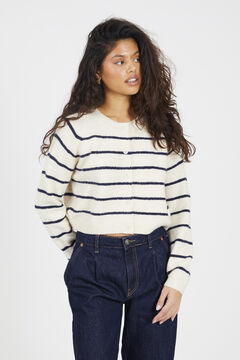 Brave Soul C&aacute;rdigan de punto a rayas