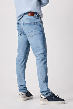 Springfield Stanley taper fit regular waist jeans  mallow