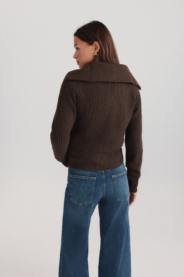 Springfield Cardigan with buttons brown