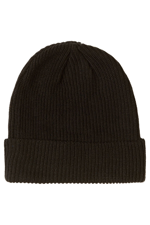 Springfield Cuff Beanie Hat for Men black