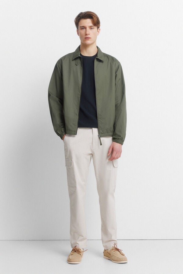 Springfield Cotton lightweight jacket printed