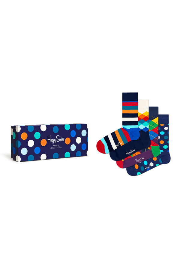 Springfield 4-pack multicolour socks tamno plava