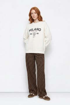 Tiffosi Young Pantal&oacute;n ancho cuadros