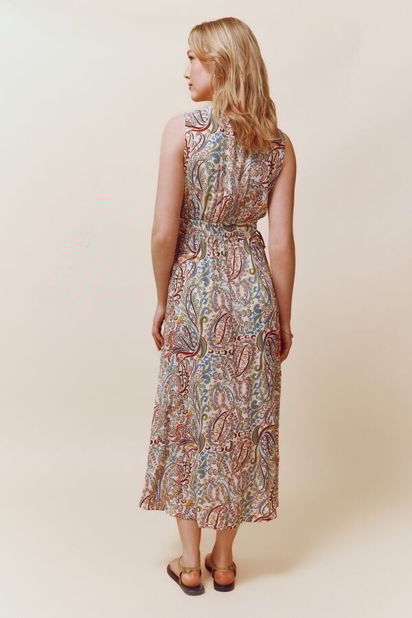 Springfield Tabarca dress beige