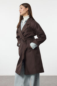 Trendyol Gabardina oversize larga