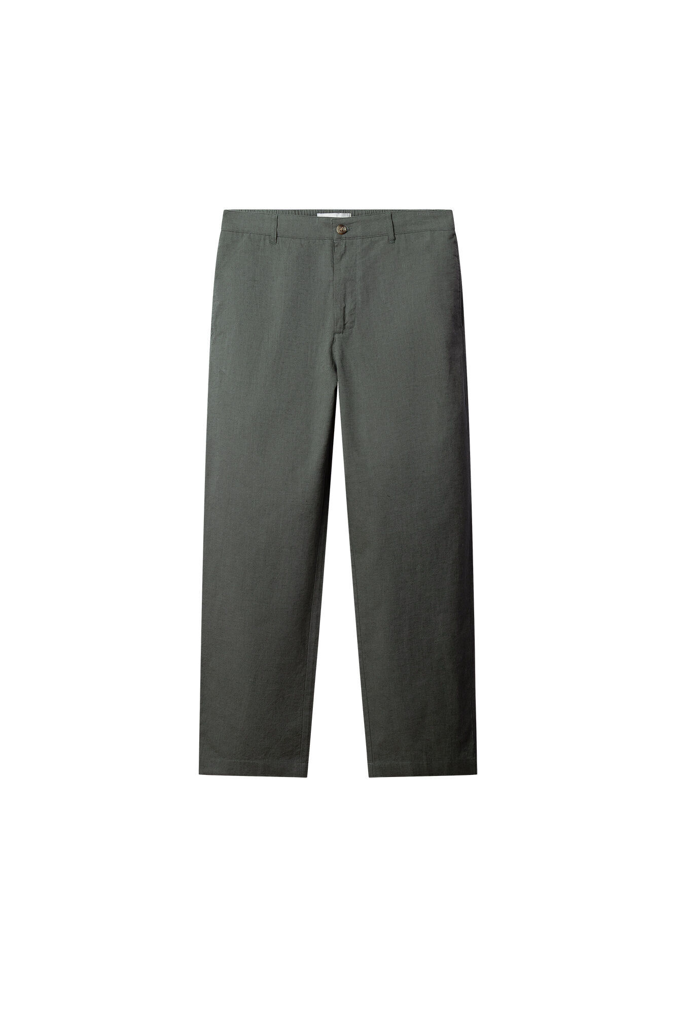 Springfield Linen straight fit trousers