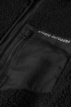 Name It Chaqueta de borreguito cuello alto