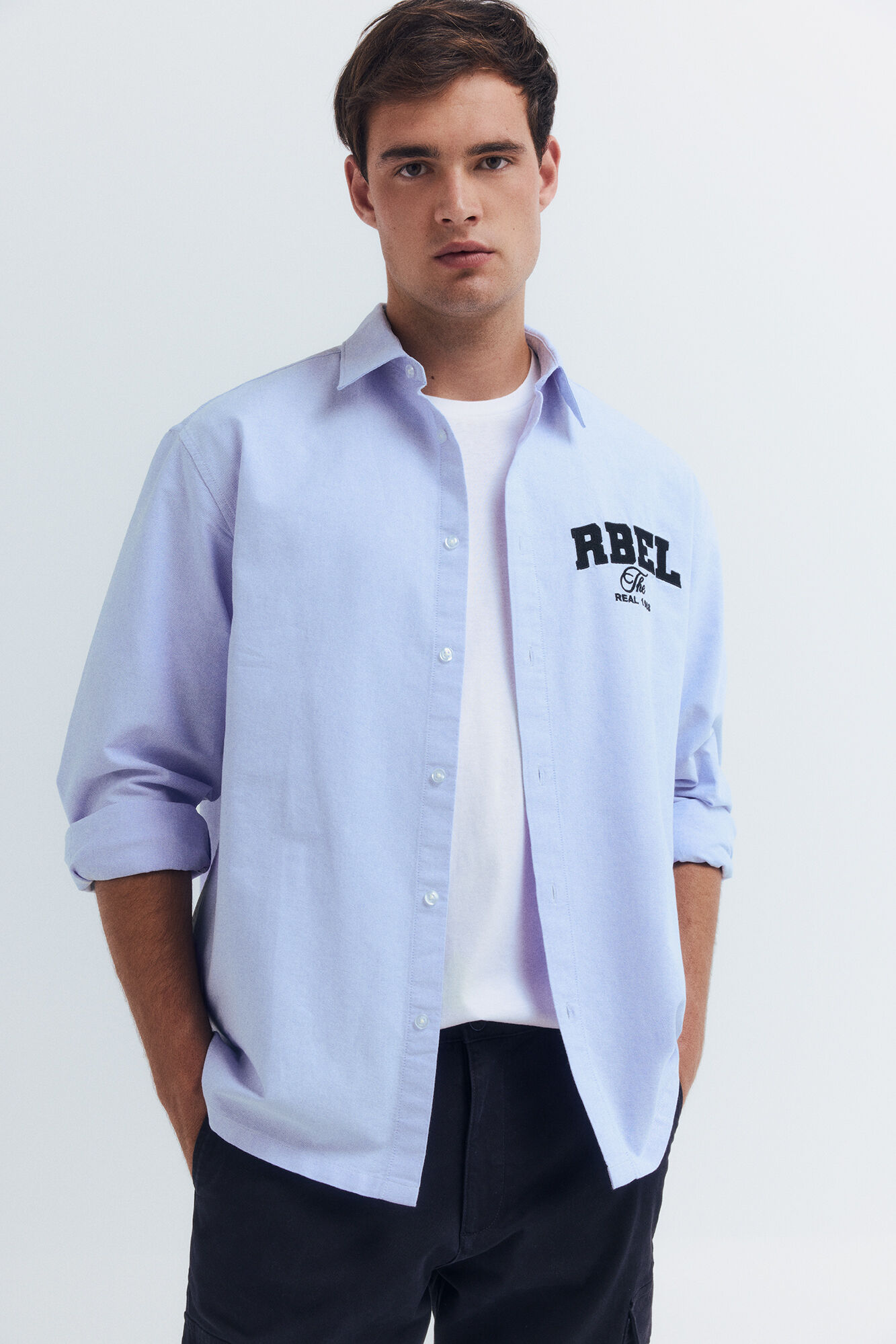 Springfield Embroidered Oxford shirt