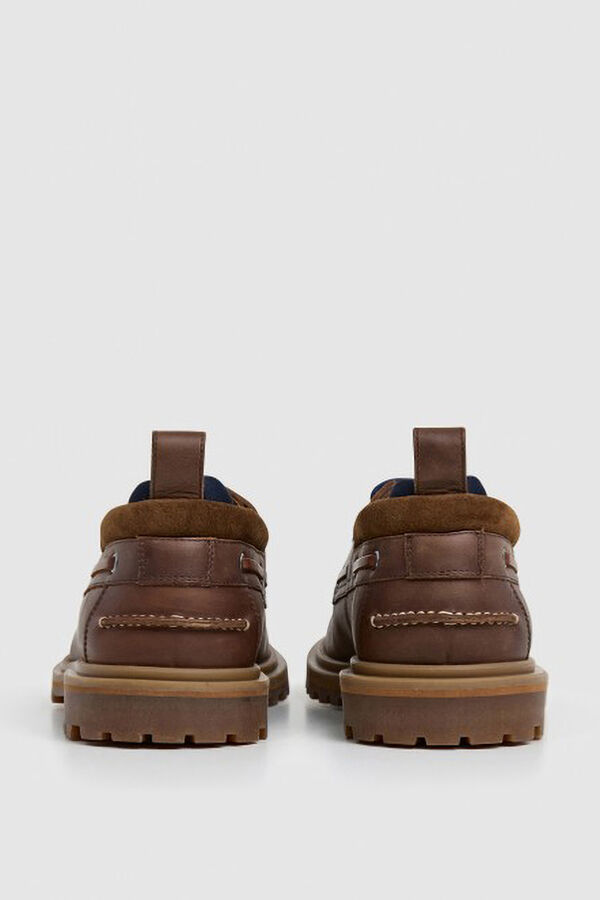 Pepe Jeans  Zapatillos casuales de piel tostado