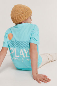 Springfield Kids T-shirt manga curta de praia de menino