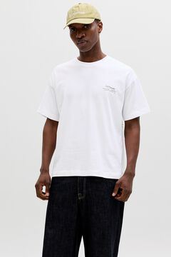 Jack & Jones T-shirt loose em algod&atilde;o
