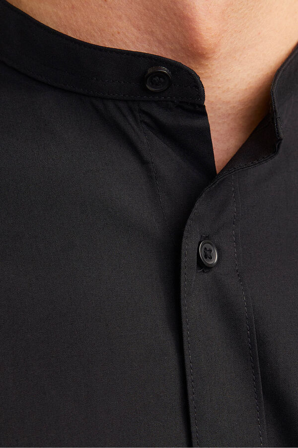 Jack & Jones Casual poplin shirt black
