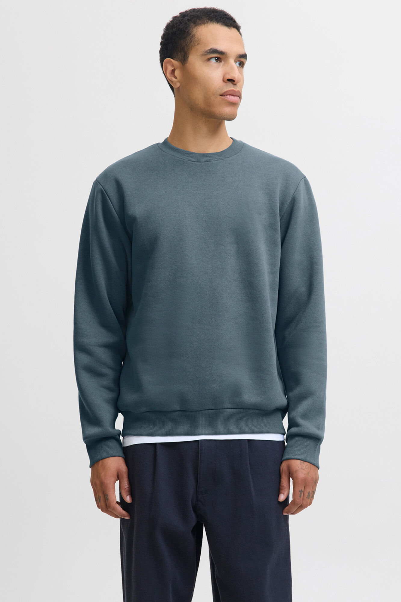 Jack & Jones Sudadera b&aacute;sica cuello redondo