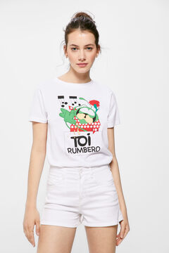 Springfield T-shirt « Toi rumbero » blanc
